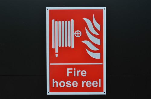 Fire hose reel - fire,
