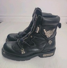 Harley-Davidson Boots Men's SZ 10 Brake Light Black 6.25-Inch Motorcycle D91680