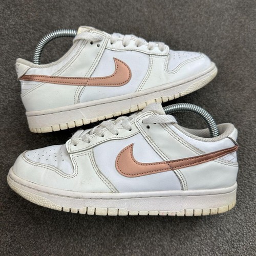 Nike dunk low white - white, metallic