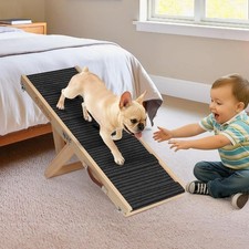 Dog Ramp for Sofa Bed Car Folding Pet Ramps , Small Dogs Cats Adjustable AUCTION