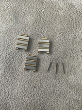 Omega 12mm x 7mm Constellation SS+ 18k Gold Links Genuine