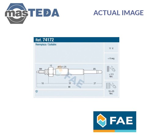 74172 engine glow plug - engine, for