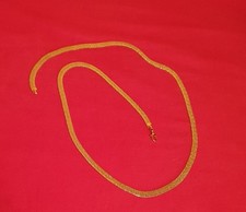 napier necklace vintage costume jewellery gold coloured chain 