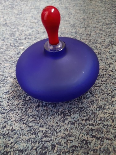 Large blue glass - glass, perfume