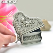 Vintage Alloy Piano Music Box