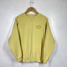 Billabong x Wrangler Sweatshirt Mens S Yellow Desert Drifter Retro Surf Wear