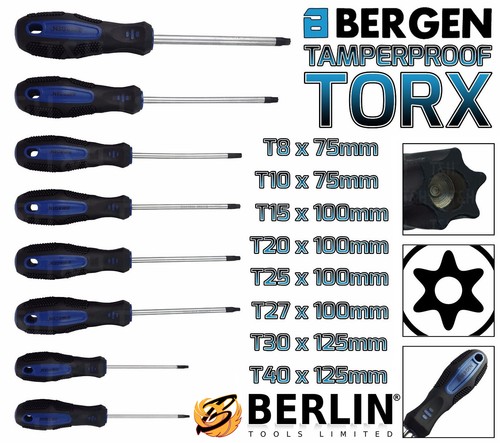 Bergen tamperproof torx - tamperproof,
