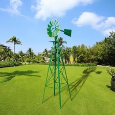 8ft Outdoor Metal Windmill
