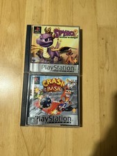 Crash Bash & Spyro 2 Ps1 Game