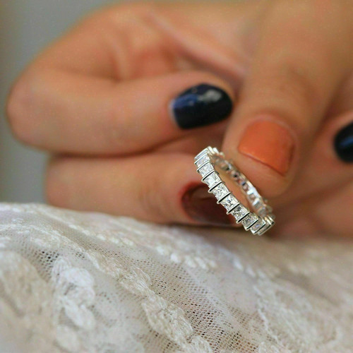 Full eternity wedding ring - full,