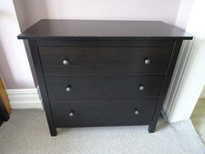 Ikea Hemnes Chest of Drawers Black