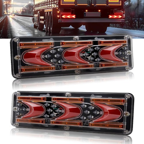 12v 24v led trailer tail - 2x,