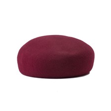 Ladies Vintage Wool Felt Pillbox Hat Berets Solid Fashionable Painter Cap Girls