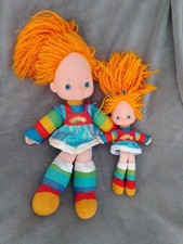1983 Hallmark Vintage Rainbow Brite  Dolls Soft Toys X 2 . Mattel 