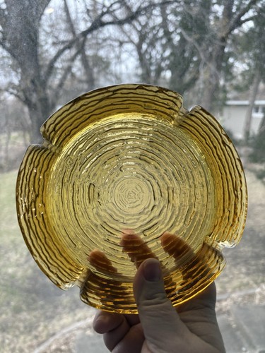Ashtray amber anchor - anchor, hocking