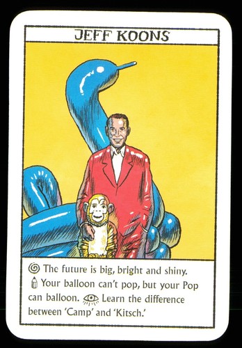 Card jeff koons - 1, of