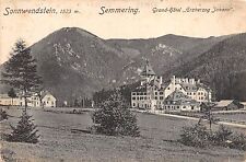 B7115 Austria NO Sonnwendstein Grand Hotel Erzherzog Johann Semmering