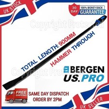 LONG 36" CROWBAR CROW PULLING PRY BAR 900MM METAL HEAVY DUTY 50CRV4 STEEL TOOL