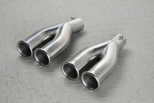 JAGUAR XJS XJR-S SPORT REAR TWR TWIN STAINLESS STEEL EXHAUST TIPS BOX V12 48MM