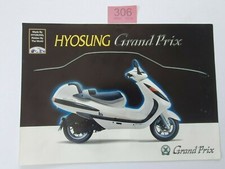 HYOSANG GRAND PRIX 125cc SCOOTER/MOTORCYCLE BROCHURE 4 Pgs SPEC TO REAR