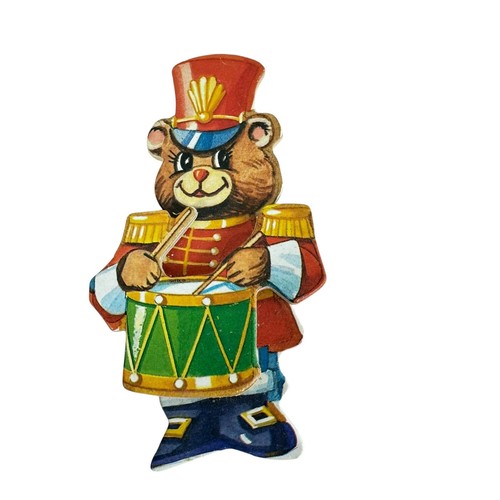 Vintage teddy bear drummer boy - bear,