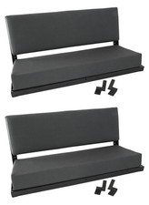 Pair rear bench seat - bench, grey