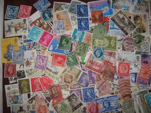 Used great britain stamps - used,