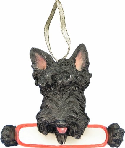 Scottish terrier ornament - scottish,