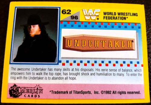 Wwf summer slam 1992 - wwf, cards