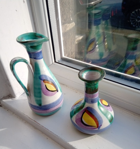 Tintagel pottery dragon eye - pottery,