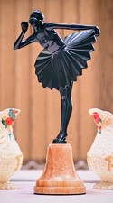 Art Deco Spelter Dancer circa