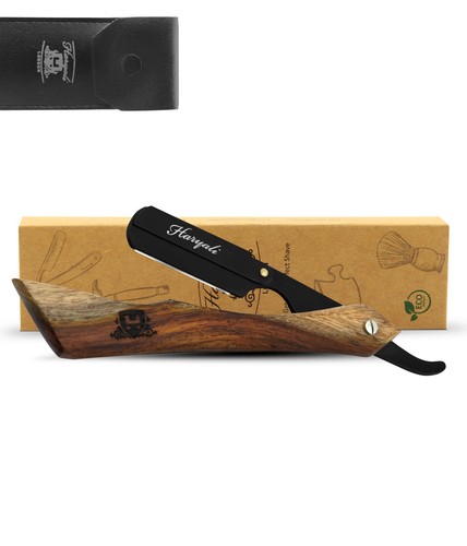 Men razor shavette - men's, wooden