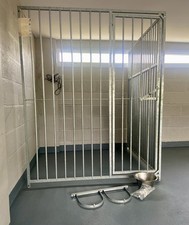 Kennel Store Dog Run Panels With Door, Galvanised Steel Kennel ~ Heavy Duty