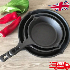 Set of 3 Cast Iron Non Stick