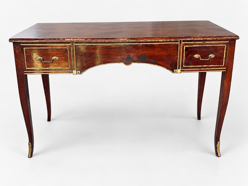 Antique wood writing desk - wood,