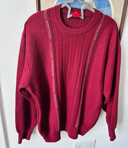 Gabicci men burgundy crew - gabicci, men's