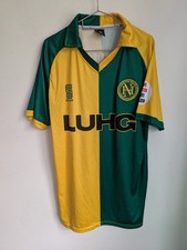 Vintage 1992/94 Newton Heath Yellow Gold Shirt Sleeve Football Shirt Size L (T6)