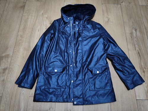 Girls metallic navy blue - m&s,