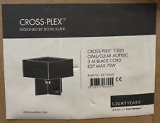 Fritz Hansen Cross-Plex T-300 Table Lamp Clear Acrylic