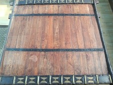 Elephant saddle coffee table