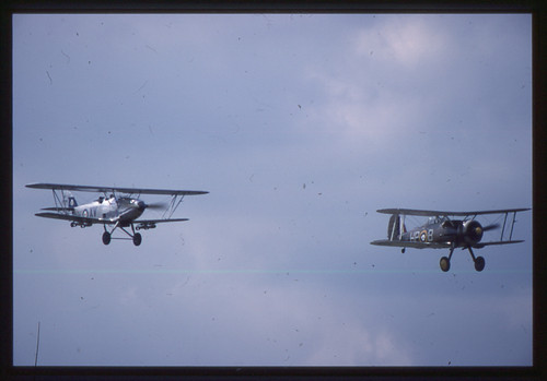 35mm aircraft slide fairey - slide,