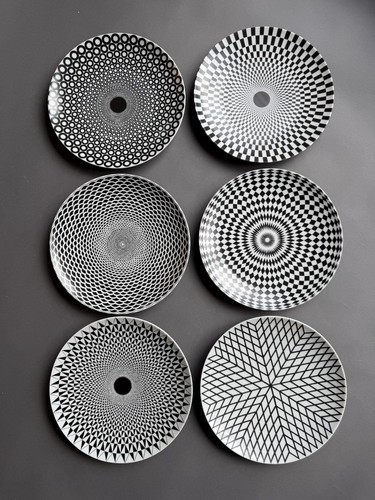 Fornasetti egocentrismo plates - egocentrismo,