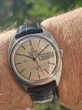 Vintage Omega Constellation Chronometer Linen Dial Watch Cal 751 Circa 1969 