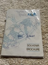 Jimmy Greaves + 4 Signed Boxing Dinner Evening Brochure Yorkshire Sporting Club