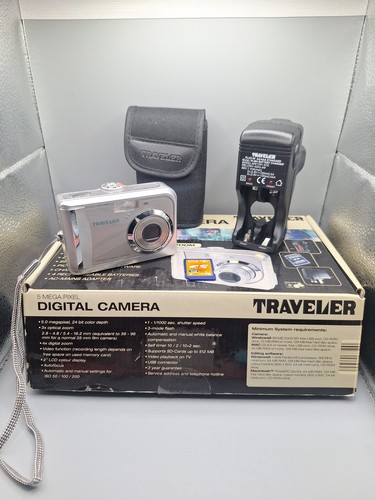 Boxed traveler digital camera - traveler,