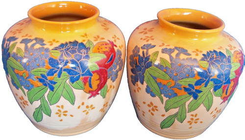 Pair royal doulton vases - doulton,