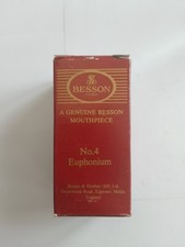 Ex Display  Besson No4 Euphonium Mouthpiece New Old Stock 