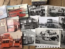 Box Of 66 Bus Photographs London Transport XA XF DM DMS Vintage Classic 3½ x 5½“