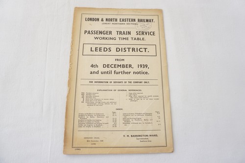1939 lner railway working - lner,