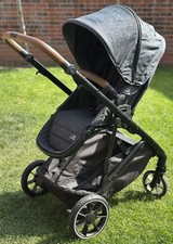 Britax Romer Strider M Unisex 2-in-1 Carrycot & Stroller in Shadow Black
